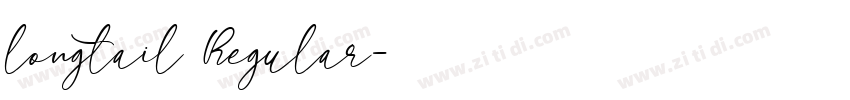 longtail Regular字体转换 longtail Regular字体转换